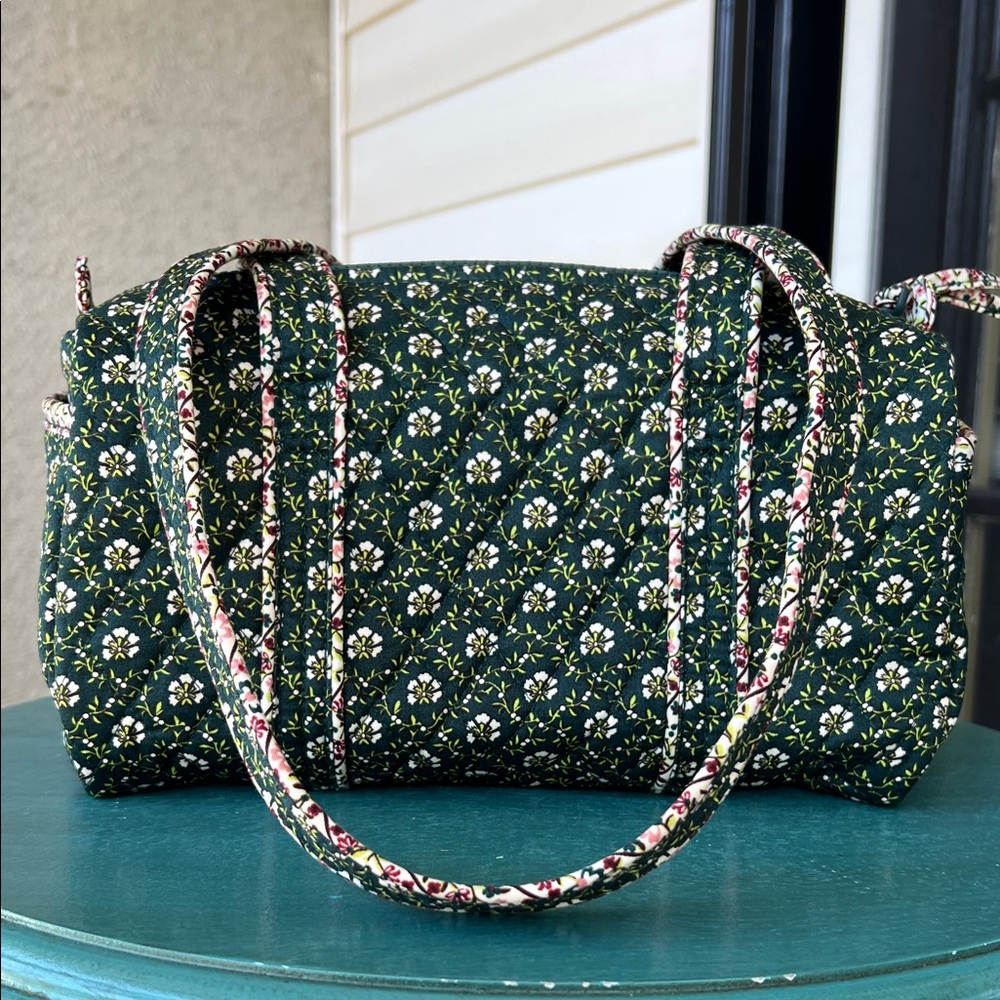 Vera Bradley Original 100 Handbag in Mistletoe Lattice